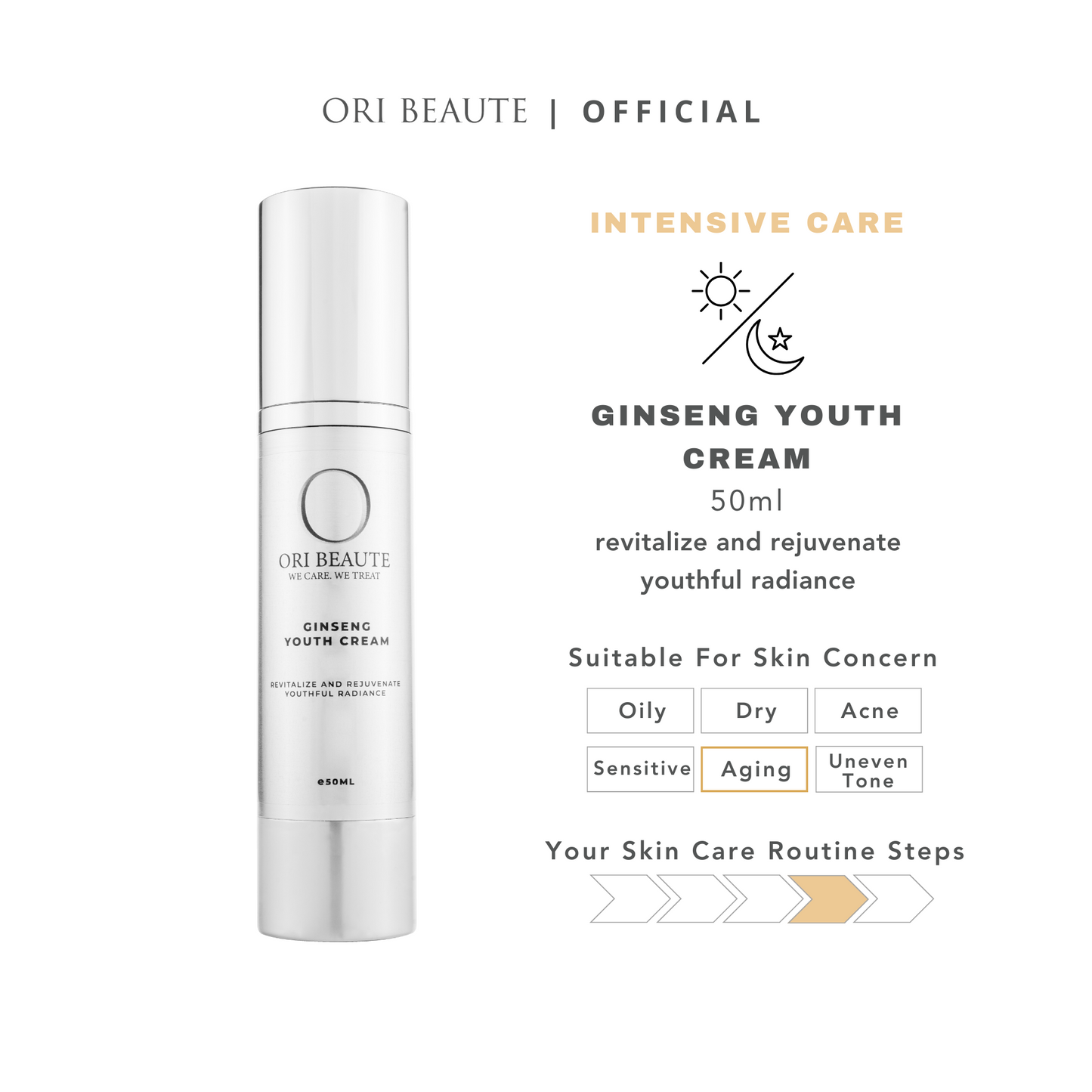 ginseng youth cream 50ml