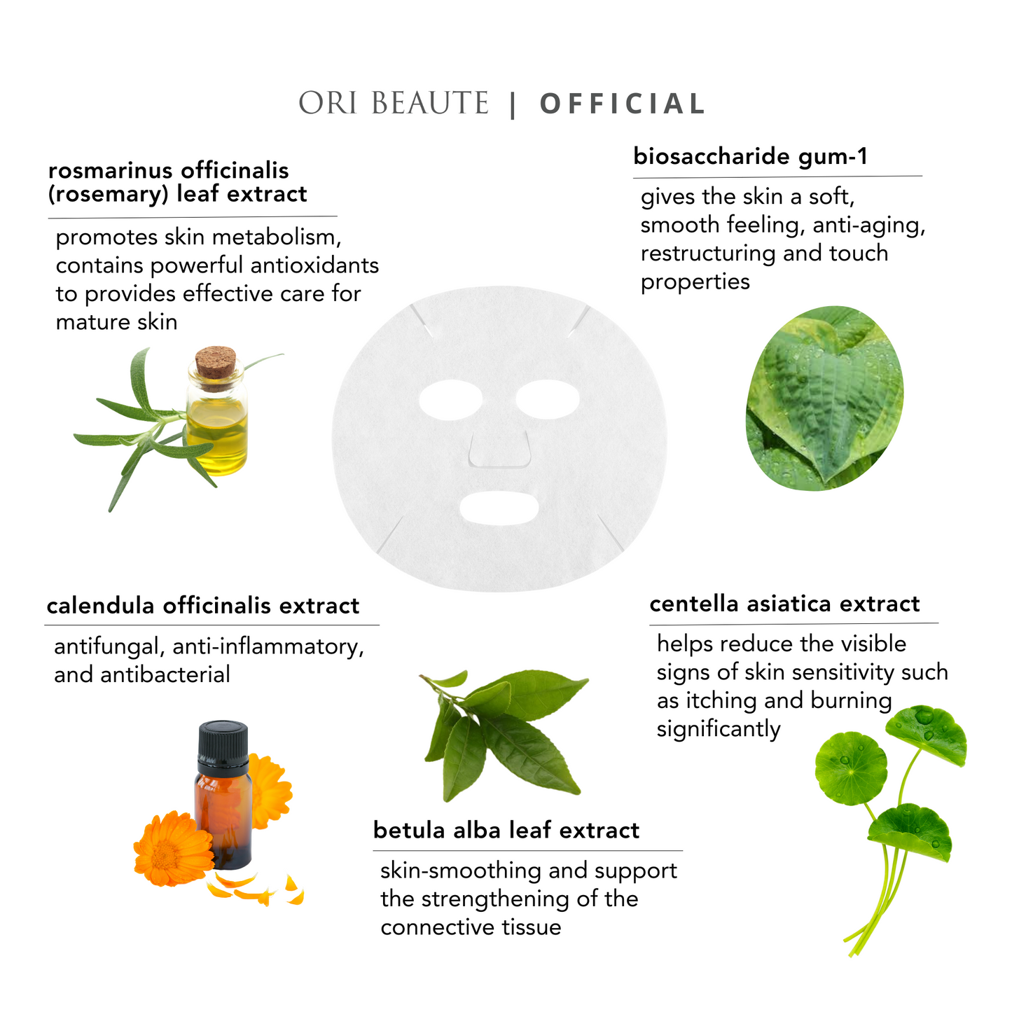HA sheet mask