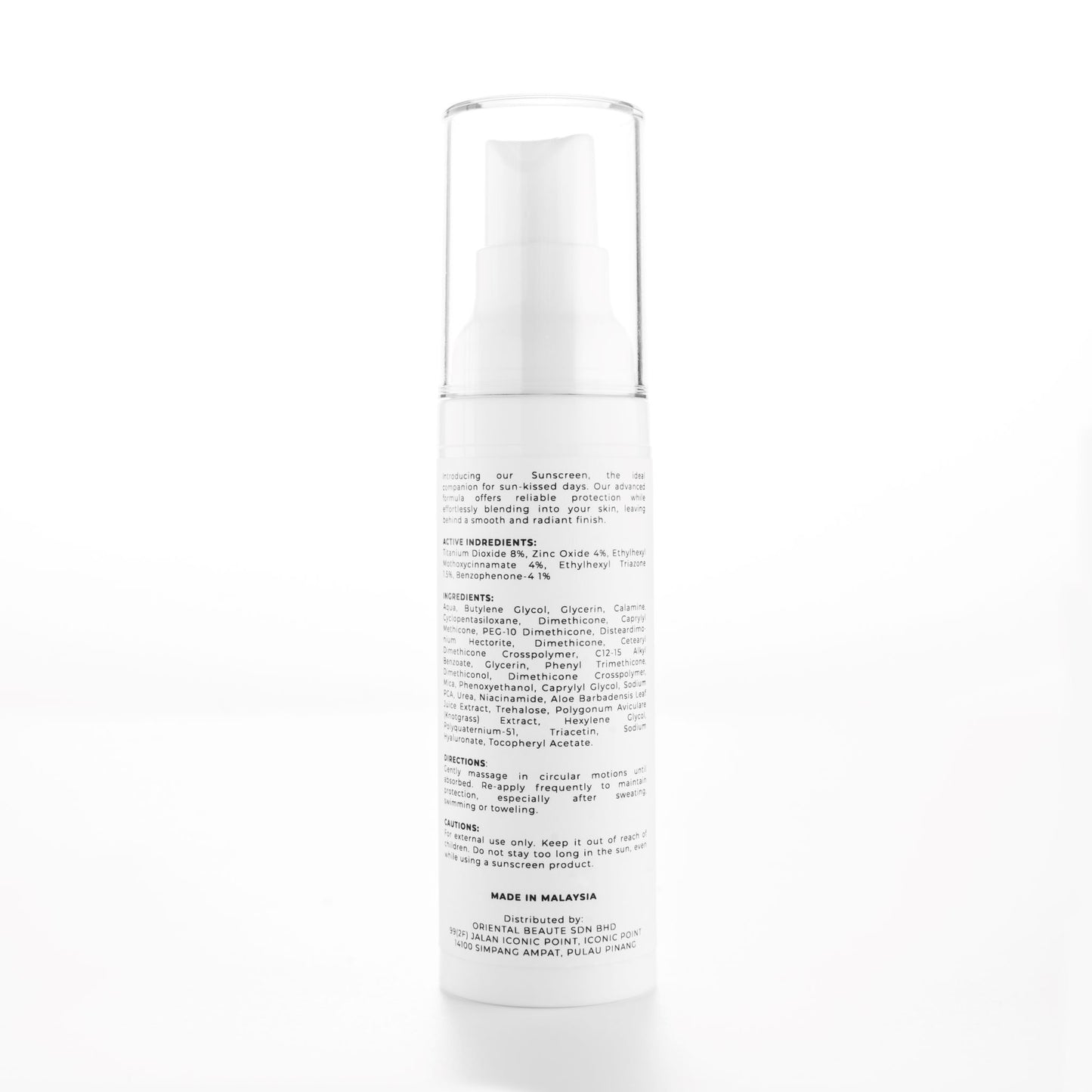 sunscreen 30ml